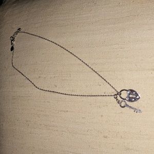 Necklace lock and key